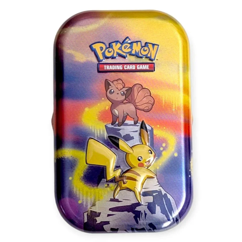 Kanto Power Pokemon Mini Storage Tin: Pikachu and Vulpix - Picture 2 of 4
